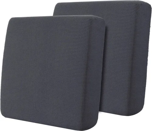 Miniatura 21 de Hokway Funda elástica protectora deslizante para cojines/sofá Gris claro