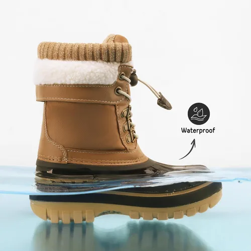 Miniatura 5 de DREAM PAIRS Botas de nieve, impermeables, con aislamiento, de invierno, para niño y niña