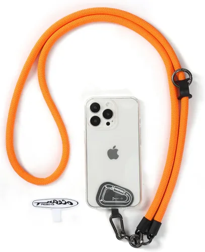 Miniatura 10 de Cordón para teléfono celular ×1, Pestaña de sujeción ×2, Correa de teléfono ajustable universal, Cruzada, Cordón para el cuello, Correa de cuerda