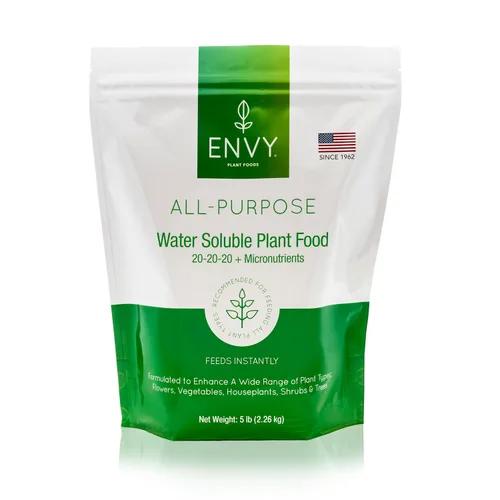 Miniatura 12 de ENVY Fertilizante para plantas multiusos, 0.5 libras, hace 50 galones, para plantas de interior y exterior, seguro para mascotas, soluble en agua