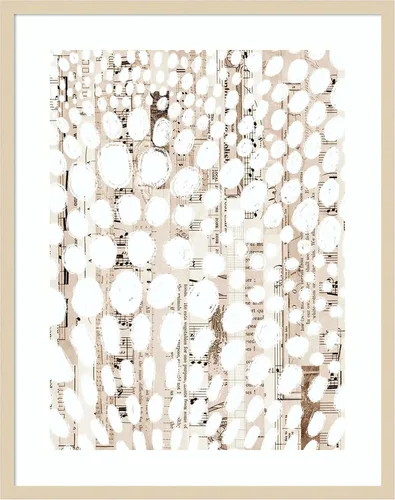 Amanti Art Framed Wall Art Print 33x26 Vintage Pattern I by Nikki Galapon, Abstract Wall Art, Modern Contemporary Decor, Large Poster Painting