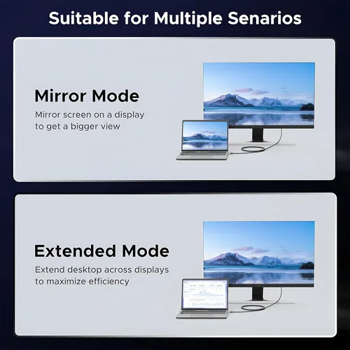 Miniatura 4 de Cable Angusplay USB C a DisplayPort 2.1, cable Thunderbolt 4/3 a Display Port, cables USB C a dp de 40Gbps compatible con 16k@30Hz, soporte 8K@120Hz