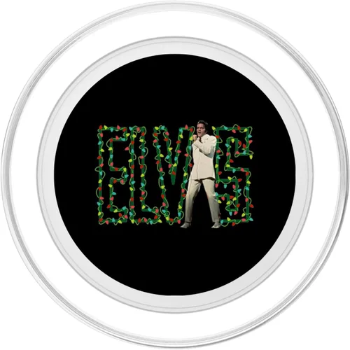 Miniatura 2 de Elvis Presley PopSockets MagSafe PopGrip de luces navideñas oficiales para iPhone
