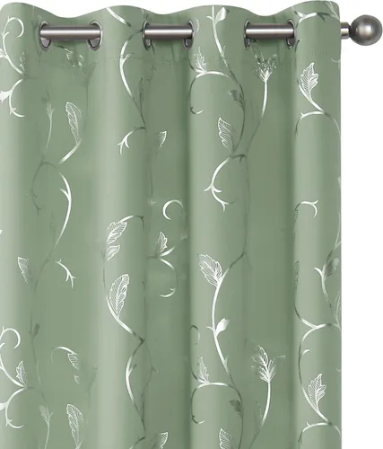Miniatura 65 de BUHUA Cortinas Opacas de 63 Pulgadas de Largo, 2 Paneles con Aislamiento Térmico, Tratamiento de Ventana para Dormitorio, Cortinas Oscurecedoras