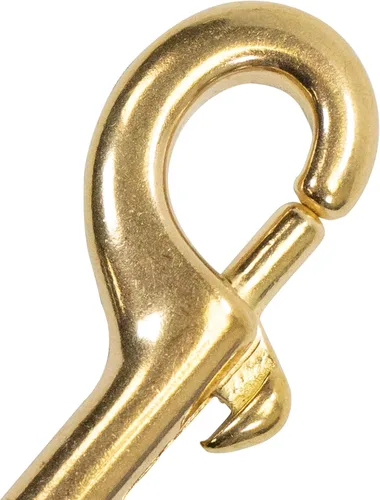 Miniatura 6 de Scuba Choice Clip de latón para buceo, perno a presión de doble extremo, 4 pulgadas, accesorio de buceo marino, gancho de engranaje duradero
