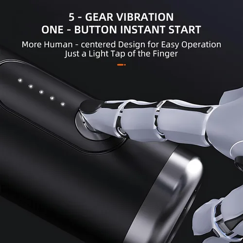 Miniatura 4 de Masajeador de terapia de liberación rápida 2025 - Pistola de masaje de tejido profundo de mano, cuentas giratorias de 360°, masajeador muscular