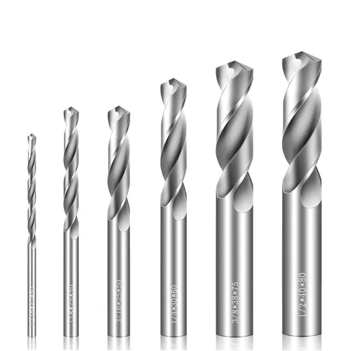 Miniatura 7 de Juego de Brocas de 4 Piezas Brocas de Carburo Sólido, 1/8" 1/4" 1/16" 3/16" Brocas de Carburo de Tungsteno, Juego de Brocas de Metal para Aleación