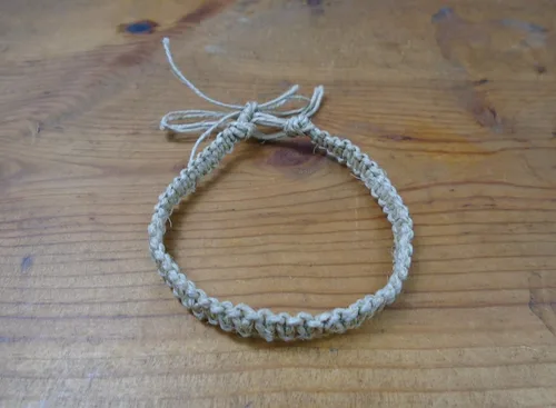 Miniatura 30 de Hemp Anklet Adjustable Tie On