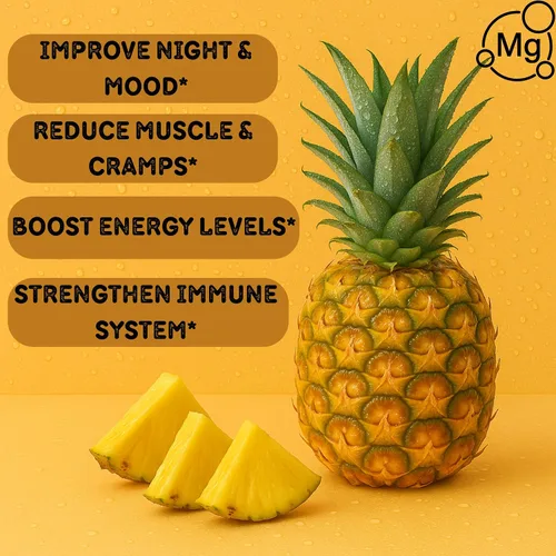 Miniatura 5 de Gotas líquidas de magnesio – Suplemento de magnesio líquido para nutrición diaria, alta absorción, sabor a piña sin azúcar, 2 onzas líquidas
