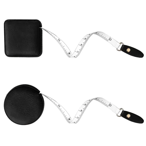 Miniatura 12 de Cinta métrica para costura, tela médica para el cuerpo, sastre, manualidades, dieta, cinta métrica de 60 pulgadas/1.5M de doble cara retráctil