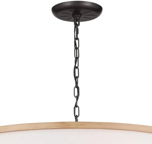 Miniatura 9 de Kichler Heddle - Lámpara de araña de 3 luces de 15.5 pulgadas, color negro texturizado