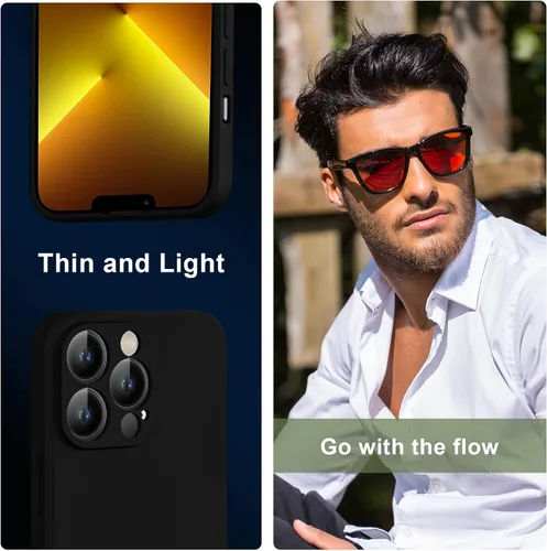 Miniatura 6 de Funda para iPhone 12 Mini, silicona líquida de alta calidad sedosa al tacto, protección de la cámara, forro de microfibra suave antiarañazos, funda