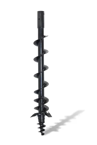 Broca de taladro para excavadora de agujeros de poste resistente, 6 pulgadas x 48 pulgadas, para fijación de 3 puntos