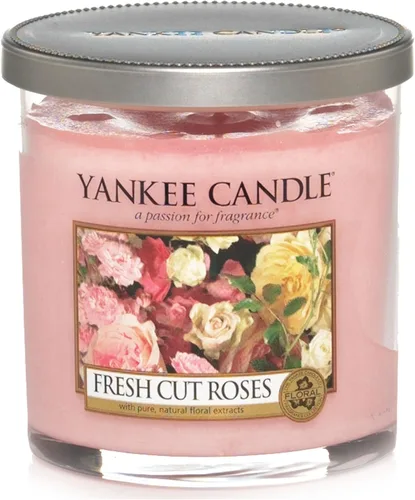 Miniatura 20 de Yankee Candle Vela perfumada en tarro grande, rosas recién cortadas, hasta 150 horas de tiempo de combustión