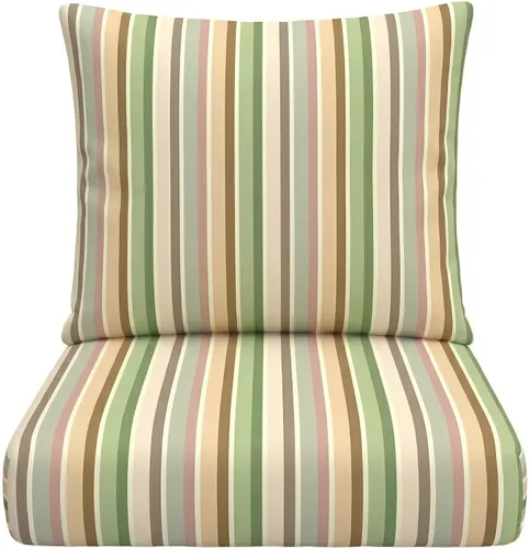 Miniatura 13 de RSH DECOR: Sunbrella - Cojín de asiento profundo con respaldo de almohada, asiento de 23 x 24 x 5 pulgadas, tela de rendimiento resistente al agua