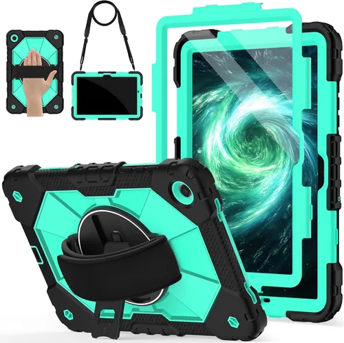 Miniatura 11 de Nitupai Funda para Samsung Galaxy Tab A11 Plus/A11+ 2025 de 11 pulgadas, Galaxy Tab A9+ 2023, funda resistente para tableta Samsung A11+ con soporte