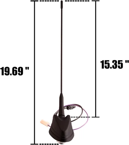 Miniatura 4 de Antena de radio montada en el techo del coche compatible con Benz Sprinter W906 2007-10 Dodge Freightliner Sprinter A9068200475 2006-17
