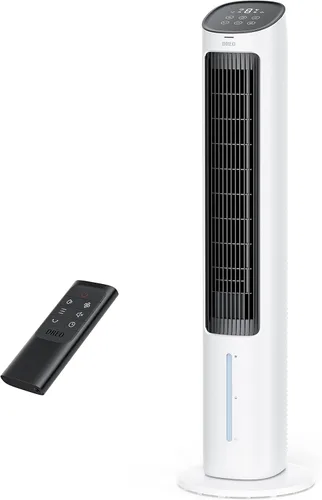 DREO Ventiladores de refrigeración que soplan aire frío, enfriador de aire evaporativo de 40 pulgadas, ventilador de torre actualizado 2023 para