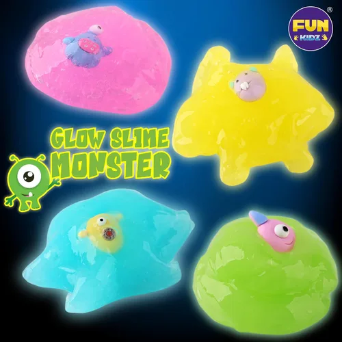 Miniatura 8 de Kit de slime de monstruo de Halloween para niñas de 6 a 12 años, kit de fabricación de slime FunKidz que brilla en la oscuridad para niños, haz