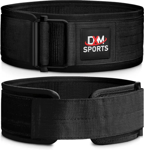 Miniatura 2 de DXM SPORTS Cinturón de levantamiento de pesas con autobloqueo, para hombres y mujeres, gimnasio, entrenamiento de fuerza, levantamiento de pesas