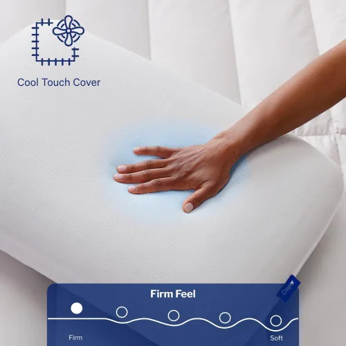 Miniatura 3 de Almohada de espuma viscoelástica de Casper Sleep Essential con enfriamiento, tamaño estándar – Espuma viscoelástica firme con cubierta
