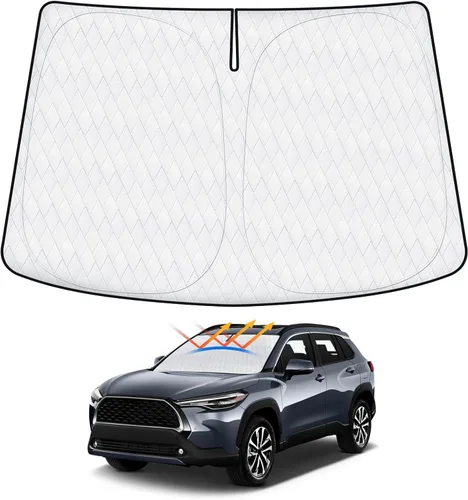 Miniatura 7 de Parasol para parabrisas de ajuste personalizado para Honda Civic 2022-2025 2026, parasol para accesorios Civic, visera plegable para ventana