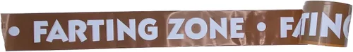 Miniatura 3 de Island Dogs Farting Zone - Rollo de cinta de precaución para fiestas, 3" x 50