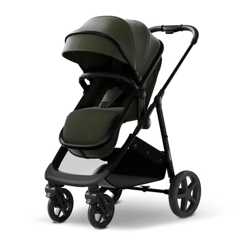 Miniatura 16 de Mompush Cochecito de bebé, convertible 2 en 1 con opción de moisés, compatible con asiento de automóvil infantil, incluye adaptador, cochecito Negro