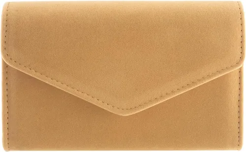 CurvChic Bolso de noche para mujer, bolso de mano de ante sintético, bolso de fiesta, bolso de graduación nupcial