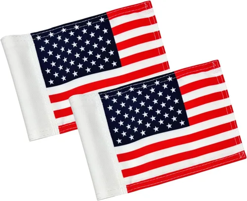 Miniatura 13 de AZCOVER - Bandera estadounidense de 10 x 15 pies para exteriores, estrellas bordadas y rayas cosidas, bandera estadounidense de nailon 210D