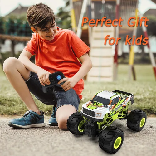 Miniatura 7 de Camión monstruo RC a escala 1:16 - Camión todo terreno de 2.4GHz para niños de 4 a 12 años, camión RC todoterreno de 20 Km/h, regalo de Navidad