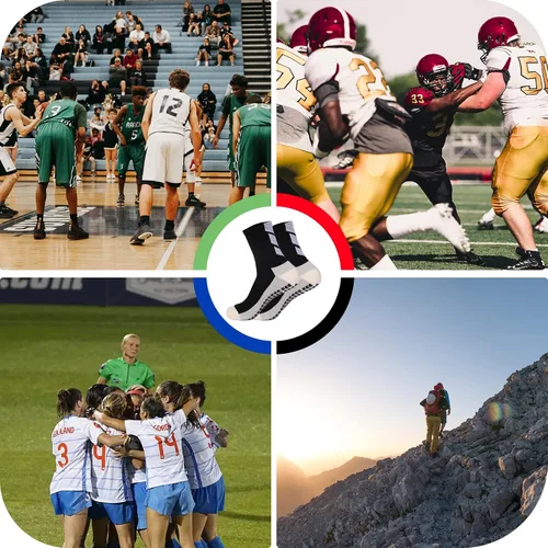 Miniatura 7 de Calcetines de fútbol antideslizantes para jóvenes, calcetines antideslizantes para hombre, 134 pares de calcetines de hospital, calcetines