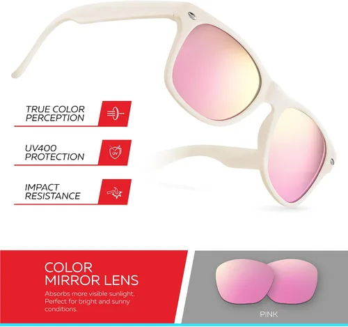 Miniatura 171 de Retro Rewind Lentes de sol para niños y niñas de 3 a 12 años, inastillables, UV400, lentes de sol para niños pequeños