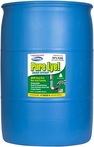 Miniatura 10 de Pure Lye Cuentas 99% puras de hidróxido de sodio Respetuoso con el medio ambiente, fuerza industrial, abridor de drenaje biodegradable Seguro
