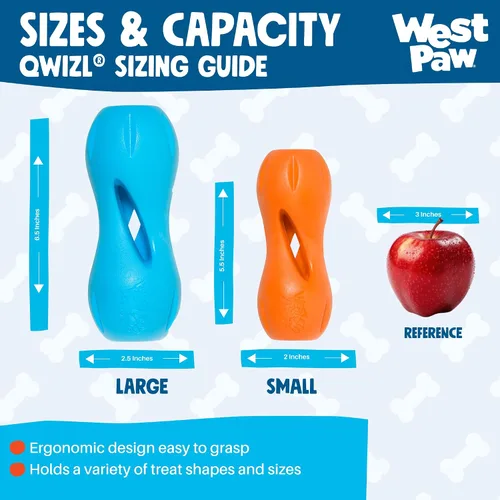 Miniatura 5 de West Paw Design, Juguete para perro Qwizl Aqua Pequeño