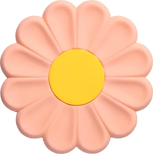 Miniatura 13 de Salvamanteles Daisy para ollas y platos calientes, 6.7 pulgadas, redondos, flexibles, de silicona, soportes calientes, posavasos antideslizantes