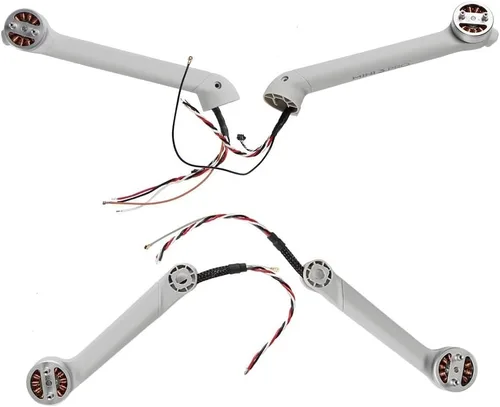Miniatura 10 de SeiZed Piezas de reparación del motor del brazo de repuesto para dron, carcasa superior, delantera, trasera, izquierda, derecha, pierna del brazo
