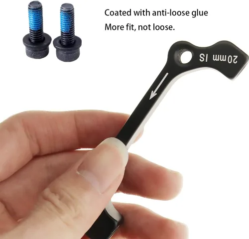 Miniatura 3 de Soporte de montaje de freno de disco para bicicleta, aleación de aluminio, mecanizado CNC, adaptador de montaje de poste de pinza estándar con junta