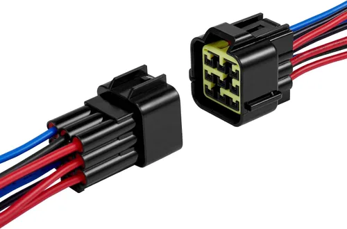Miniatura 8 de Conectores impermeables de 2 pines, conector de cable eléctrico automotriz impermeable de 16AWG, macho hembra de desconexión rápida para automóvil