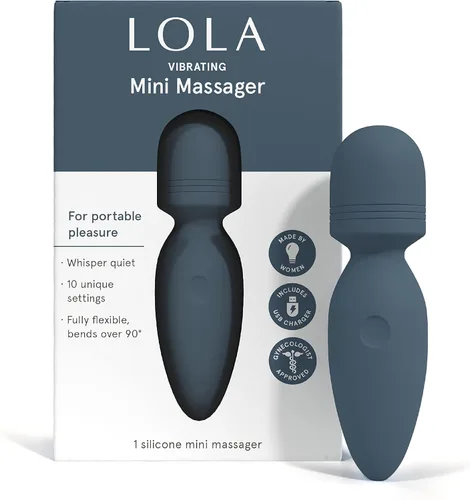 LOLA Mini vibrador, mini masajeador y vibrador para mujeres, masajeador portátil, masajeador personal de bienestar sexual, vibrador femenino