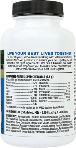 Miniatura 9 de Masticables multi-vitamínicos para perros Nutri-Vet, Perro