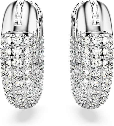 Miniatura 2 de Swarovski Colección de joyas de pendientes de aro con pavé de cristal Dextera
