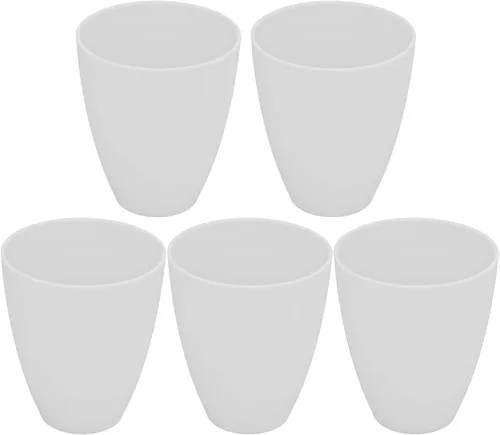 Miniatura 8 de 6 pantallas blancas de herradura (sombra en U) con agujero de 1.57 pulgadas, pantalla de plástico PE para lámpara de mesa y luz colgante
