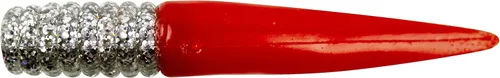 Miniatura 47 de Bobby Garland Slab Slay'R Señuelo de pesca de plástico suave para crappie, equipo de pesca y accesorios, 2 pulgadas, Chartreuse Silver Chartreuse