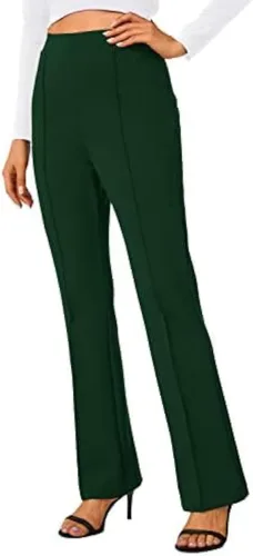 Miniatura 21 de Urban CoCo Pantalones de trabajo elásticos con corte de bota, pantalones de yoga pequeños para oficina casual