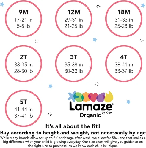 Miniatura 4 de Lamaze Organic Baby Baby Girls' Toddler Short Sleeve Tight Fit Sleepwear
