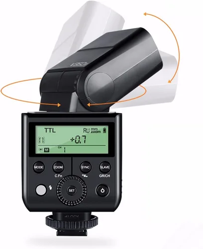 Miniatura 9 de Godox V350O TTL Flash para Olympus Panasonic GN36 1/8000s HSS Cámara Flash w/2000mAH Batería 500 veces Full Power Flash 0.1s-1.7s Tiempo