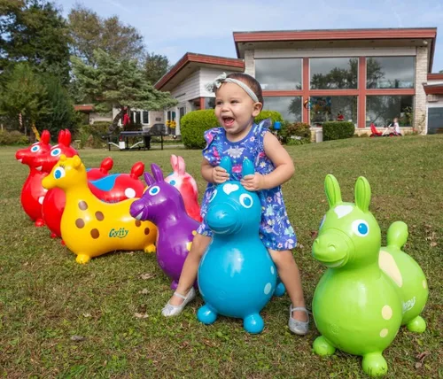 Miniatura 2 de Gymnic Rody Caballo Saltarín Naranja