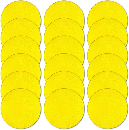 Miniatura 23 de Marcadores de punto de polietileno de 4 pulgadas/9 pulgadas, de goma antideslizante, marcadores de agilidad de conos de campo plano, puntos de suelo