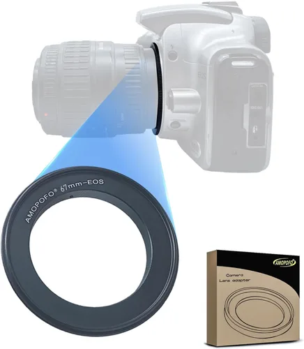Miniatura 28 de Anillo inverso de lente macro de 1.929 in compatible con Canon EF-S 90D 80D 70D 60Da 60D 50D 40D 30D T6 T7 T5 SL3 SL2 T8i T7i T6i T6s T5i con lente